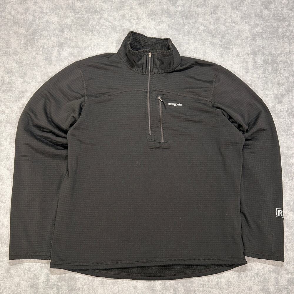 Vintage Patagonia R1 Flash Pullover Regulator Fleece 1/4 zip Mens Large
